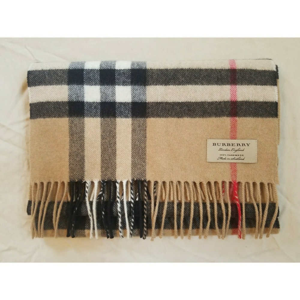 Authentic Cashmere Burberry Scarf